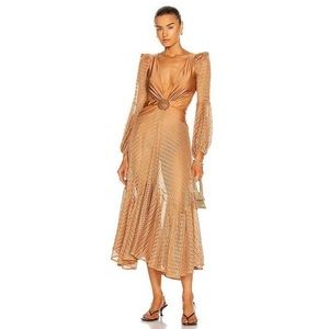 PatBO Netted Cutout Beach Dress